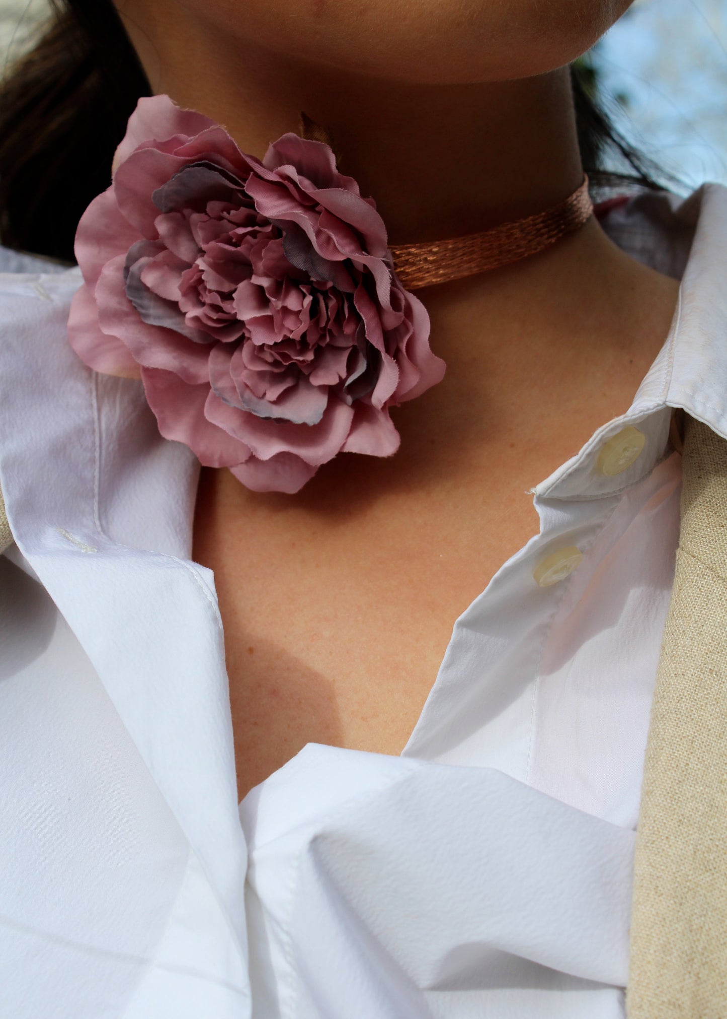 Choker Florence - rosa