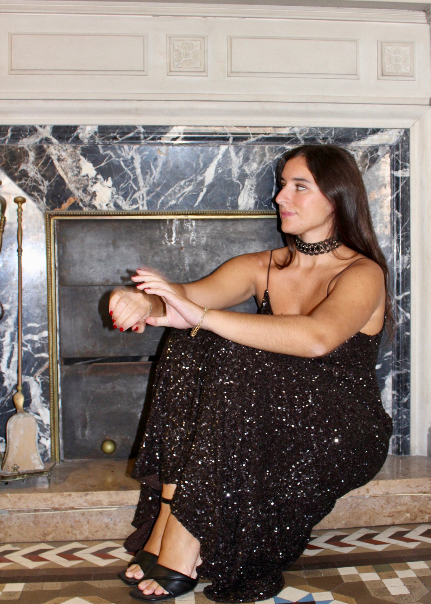 Skylark choker - black