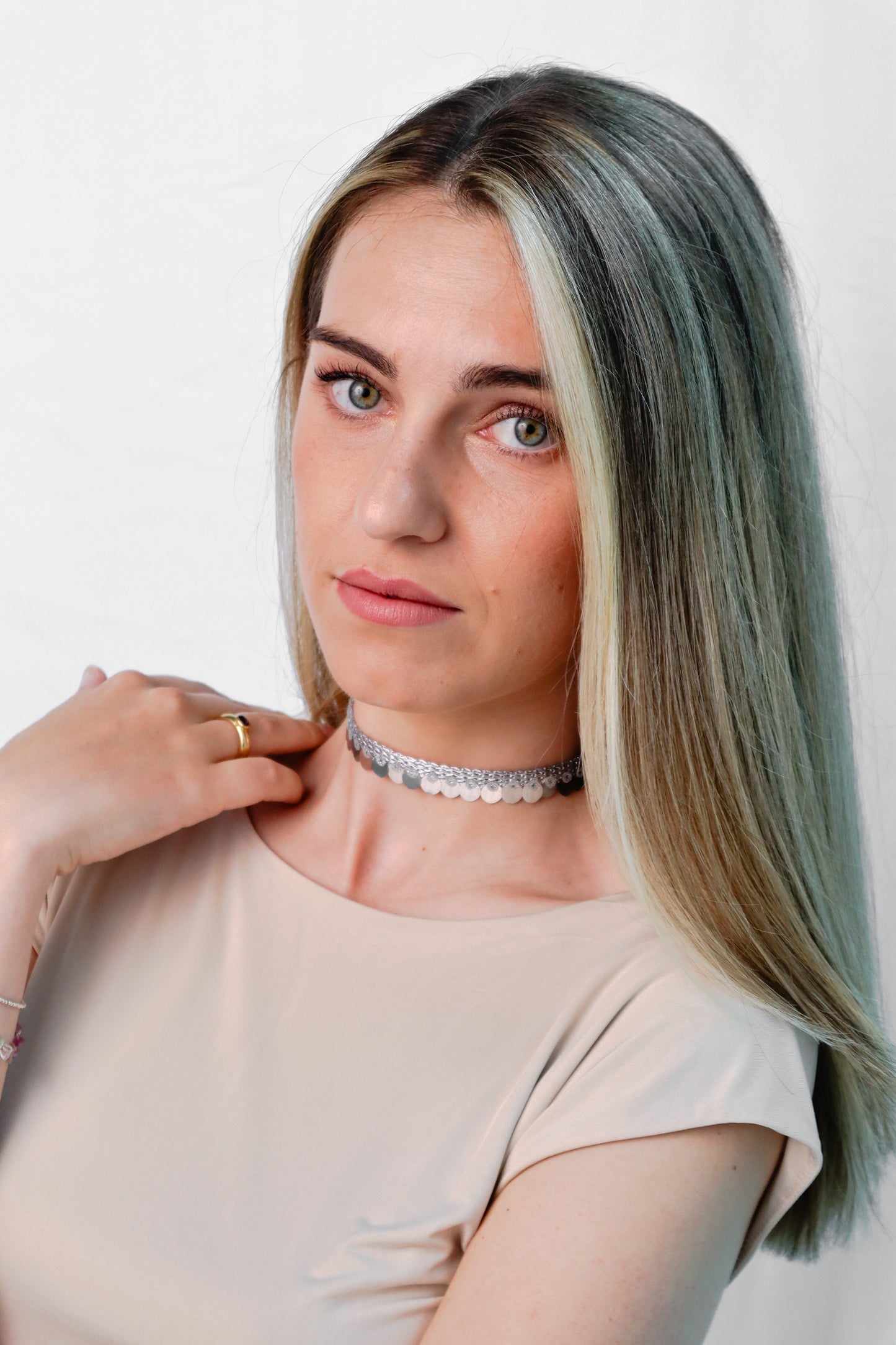 Fierce choker - silver
