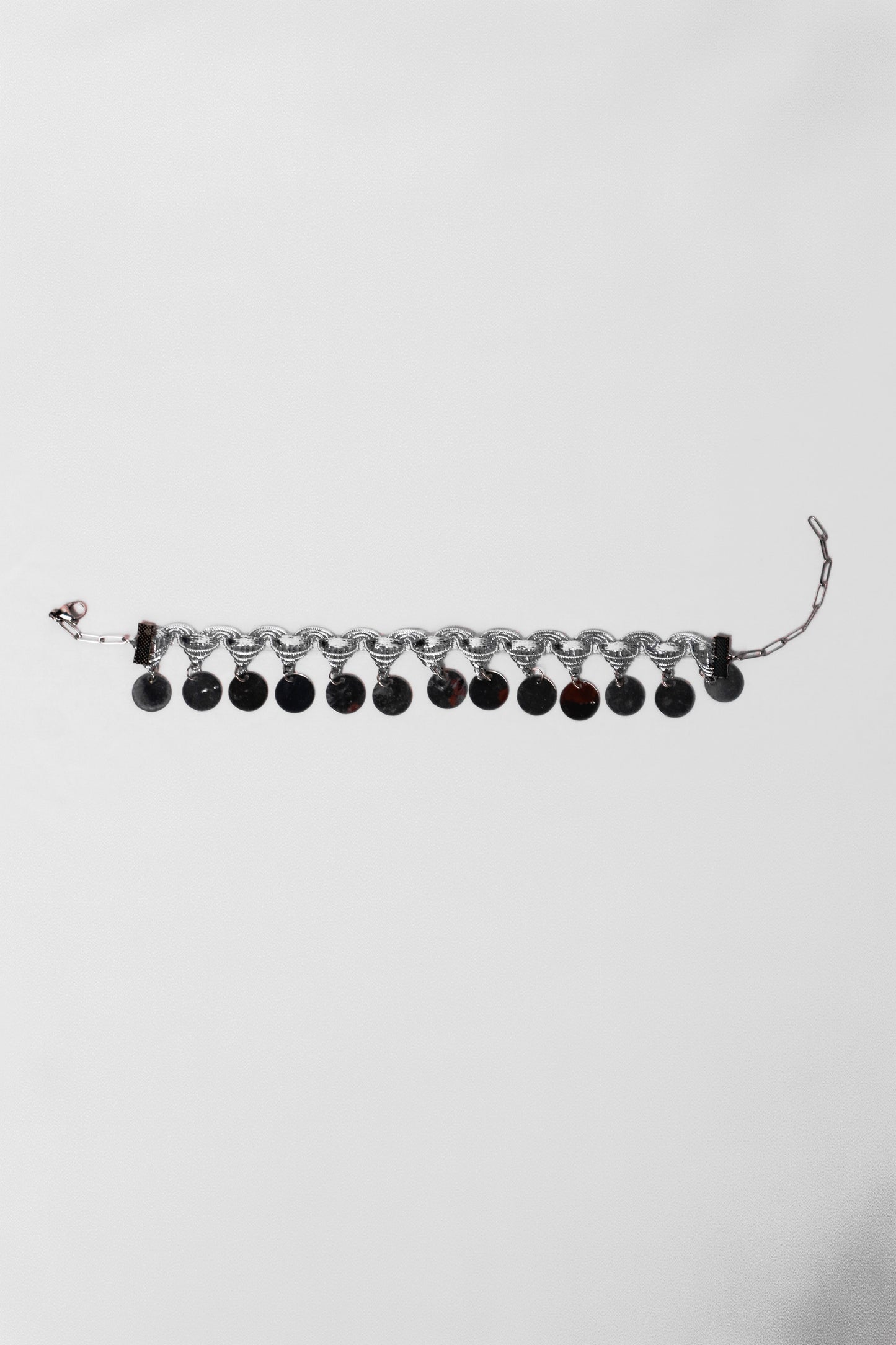 Prismatic choker - silver