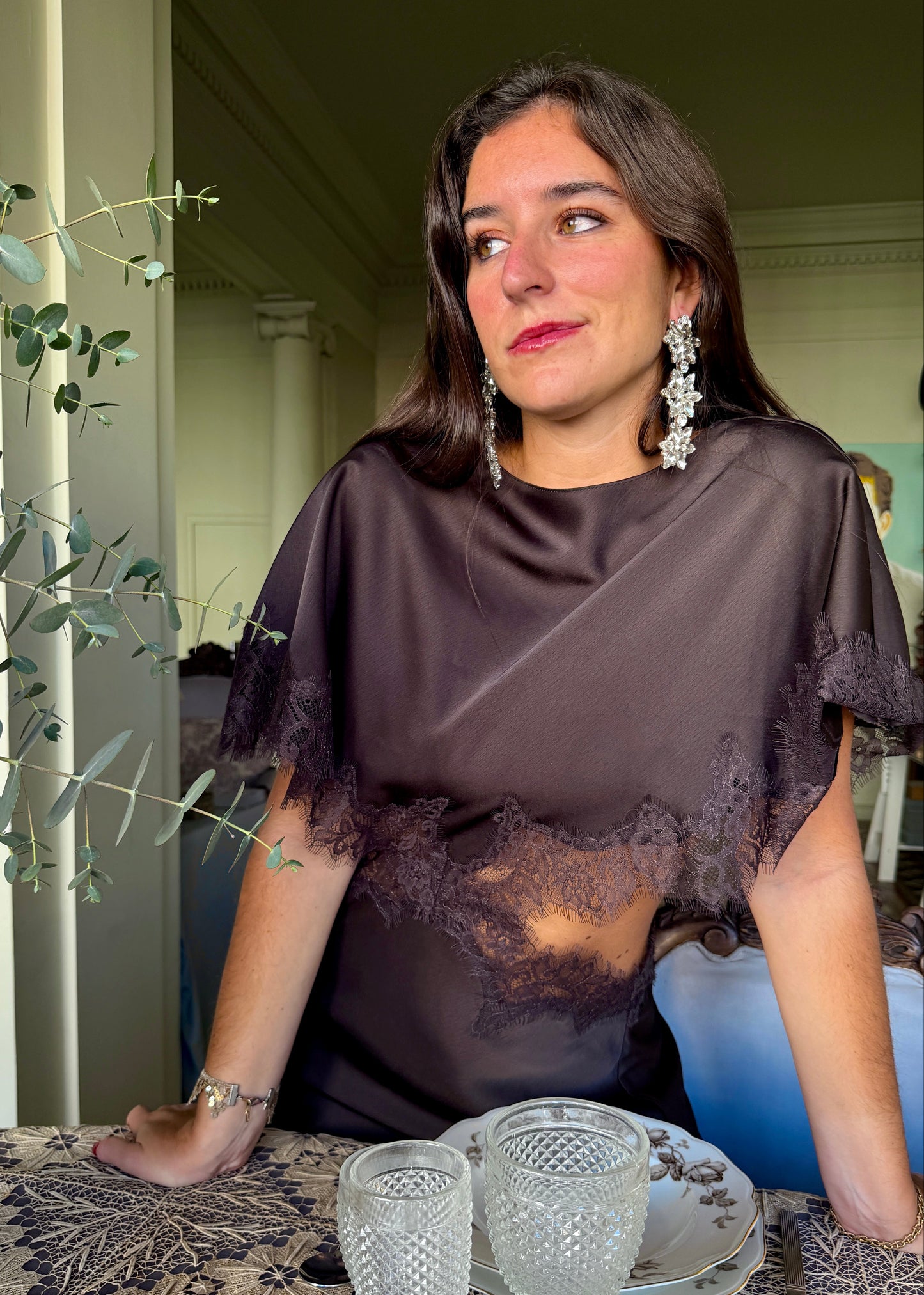 Hidden stars earrings - silver