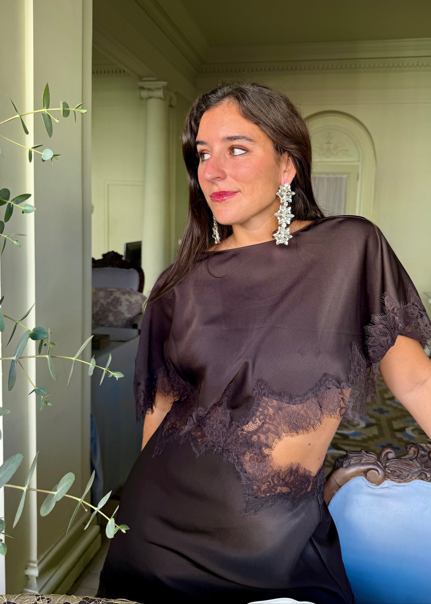 Hidden stars earrings - silver