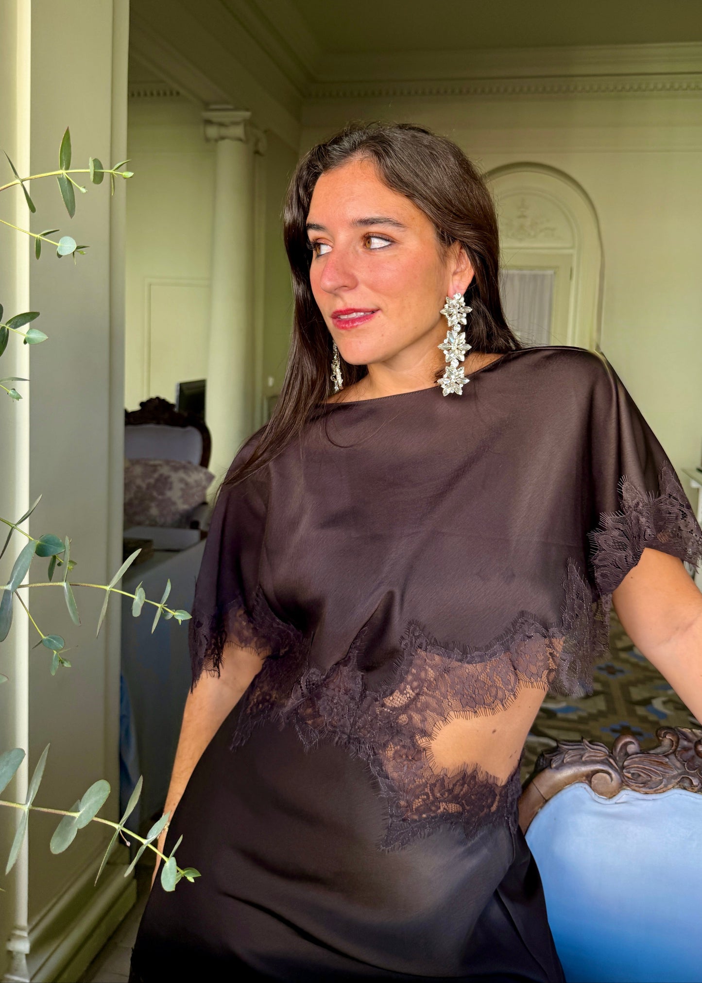 Hidden stars earrings - silver