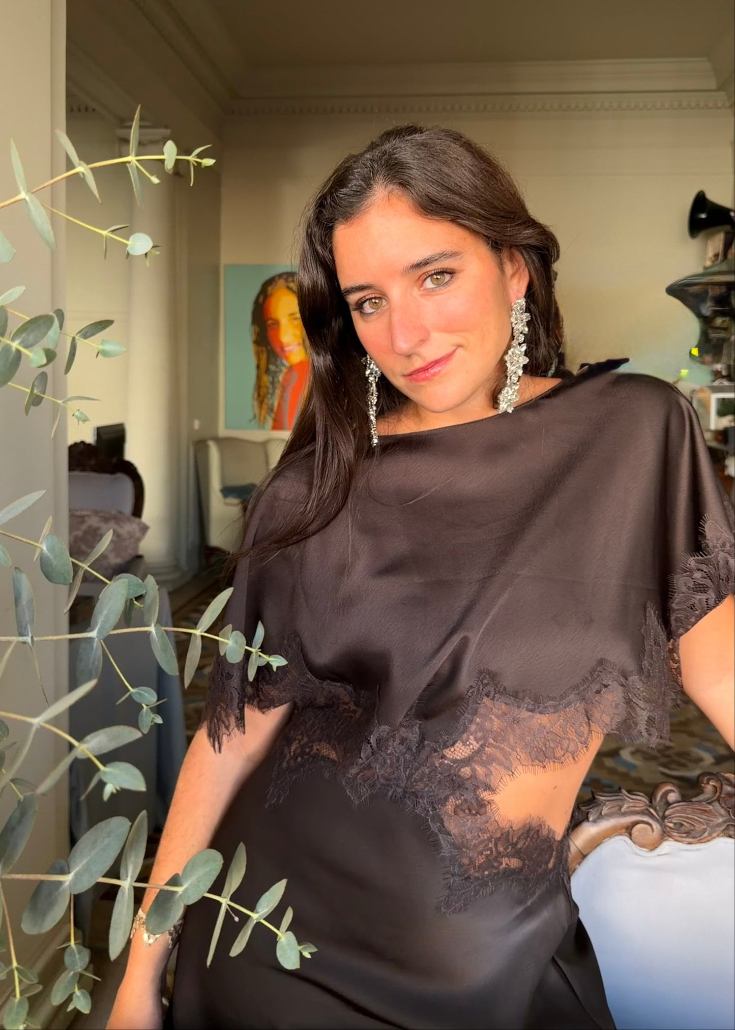 Hidden stars earrings - silver