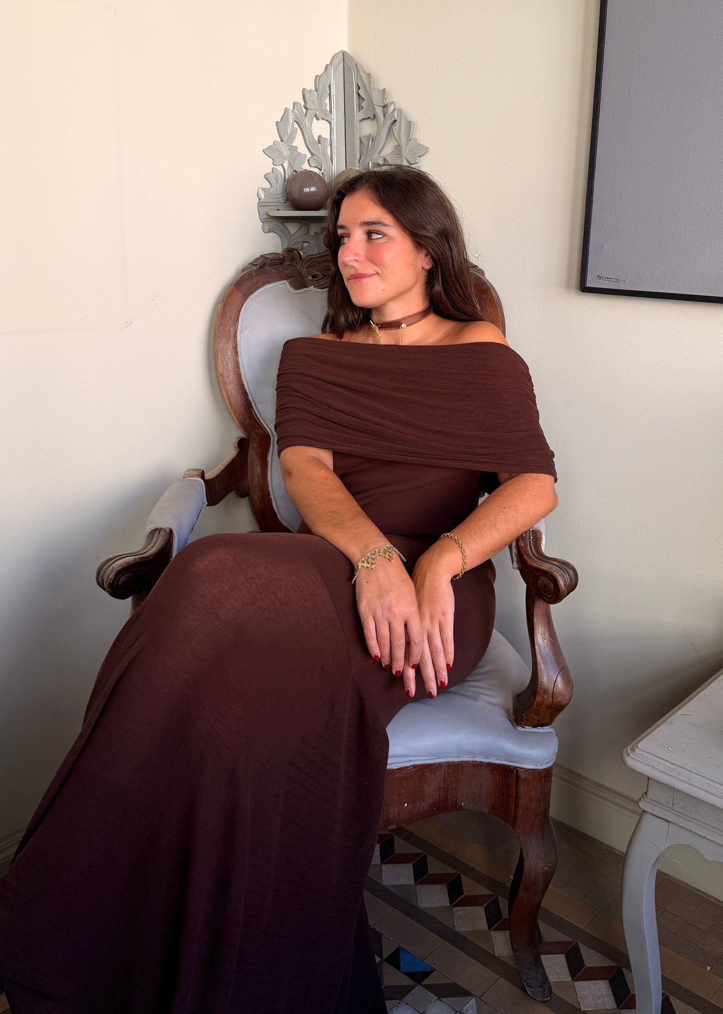 Stardrop choker - gold