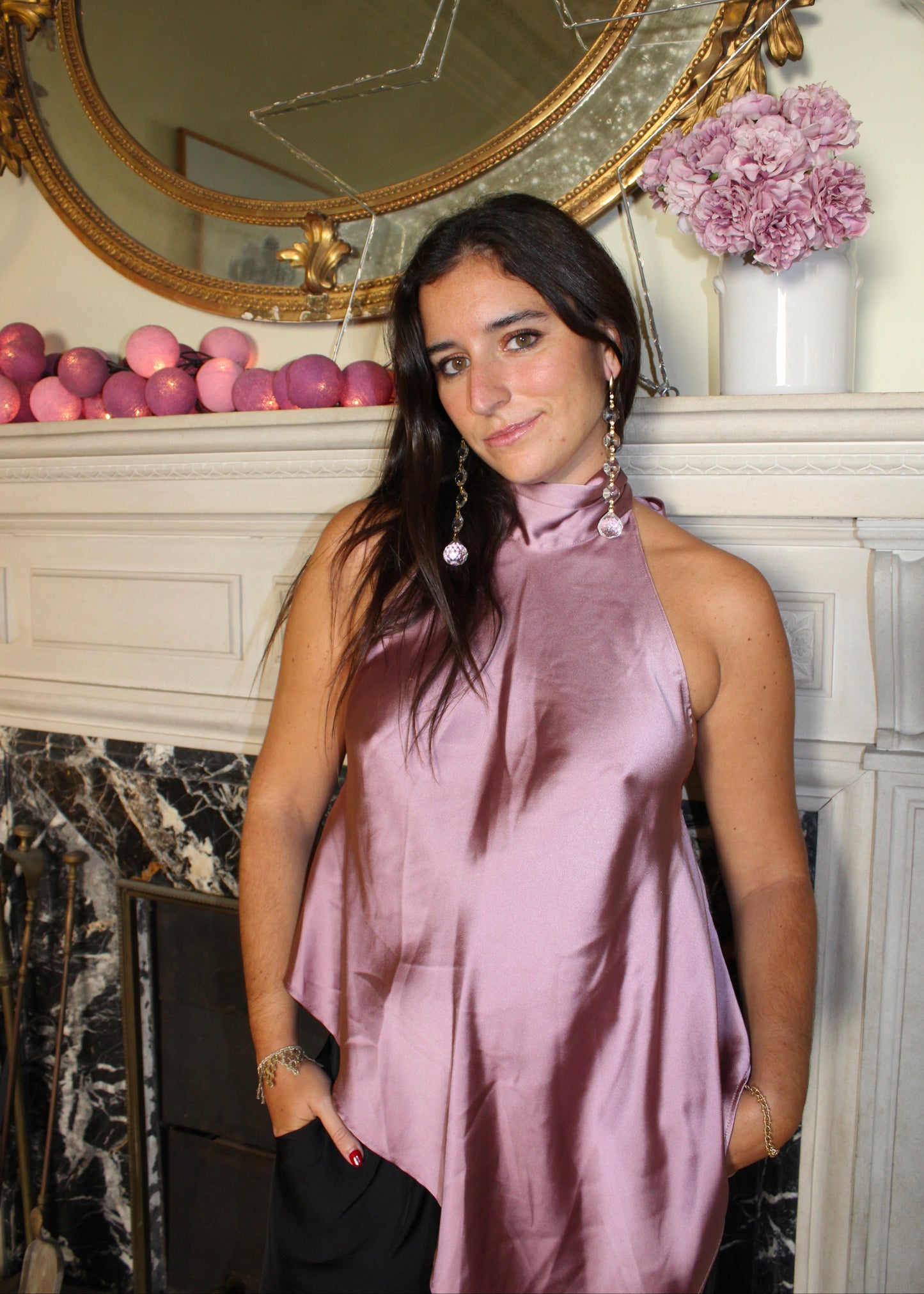 Starry night earrings