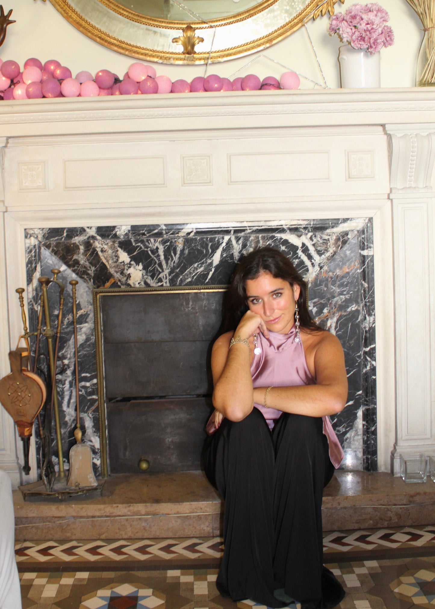 Starry night earrings