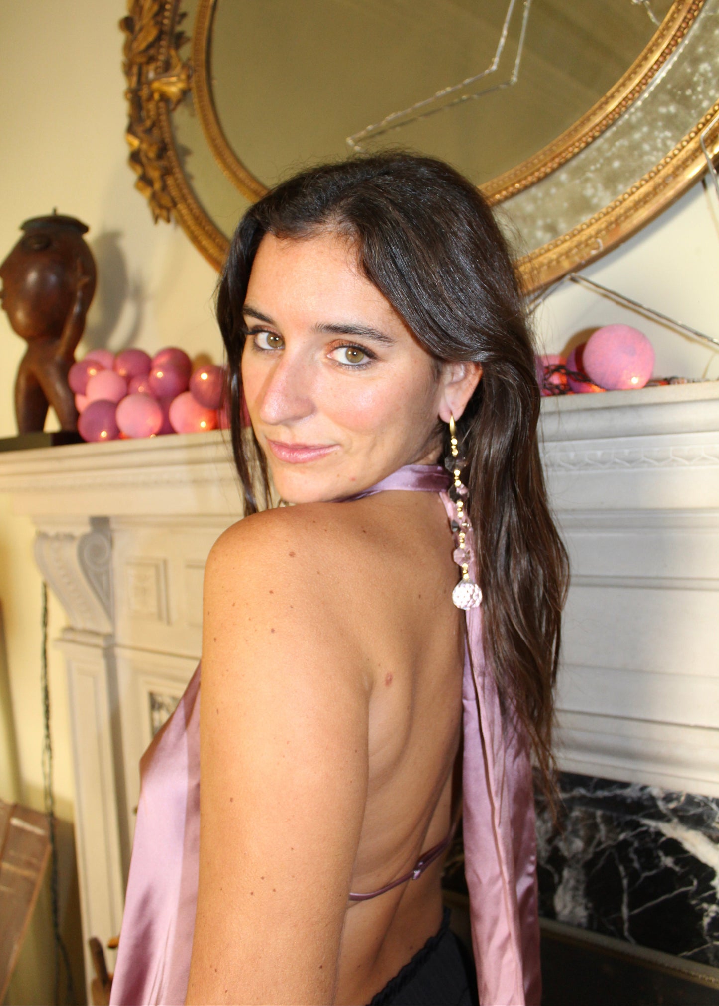 Starry night earrings