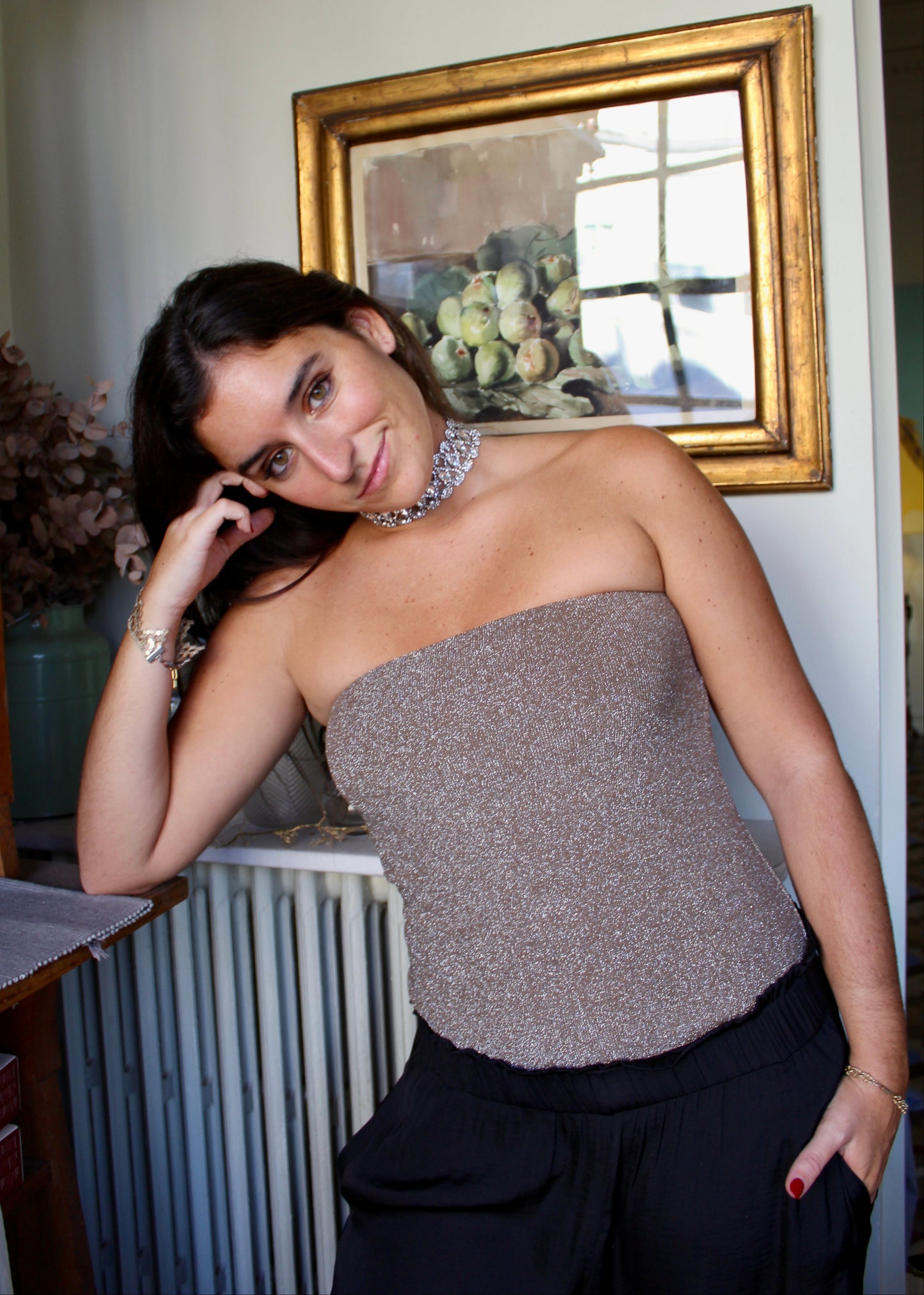 Skylark choker - silver