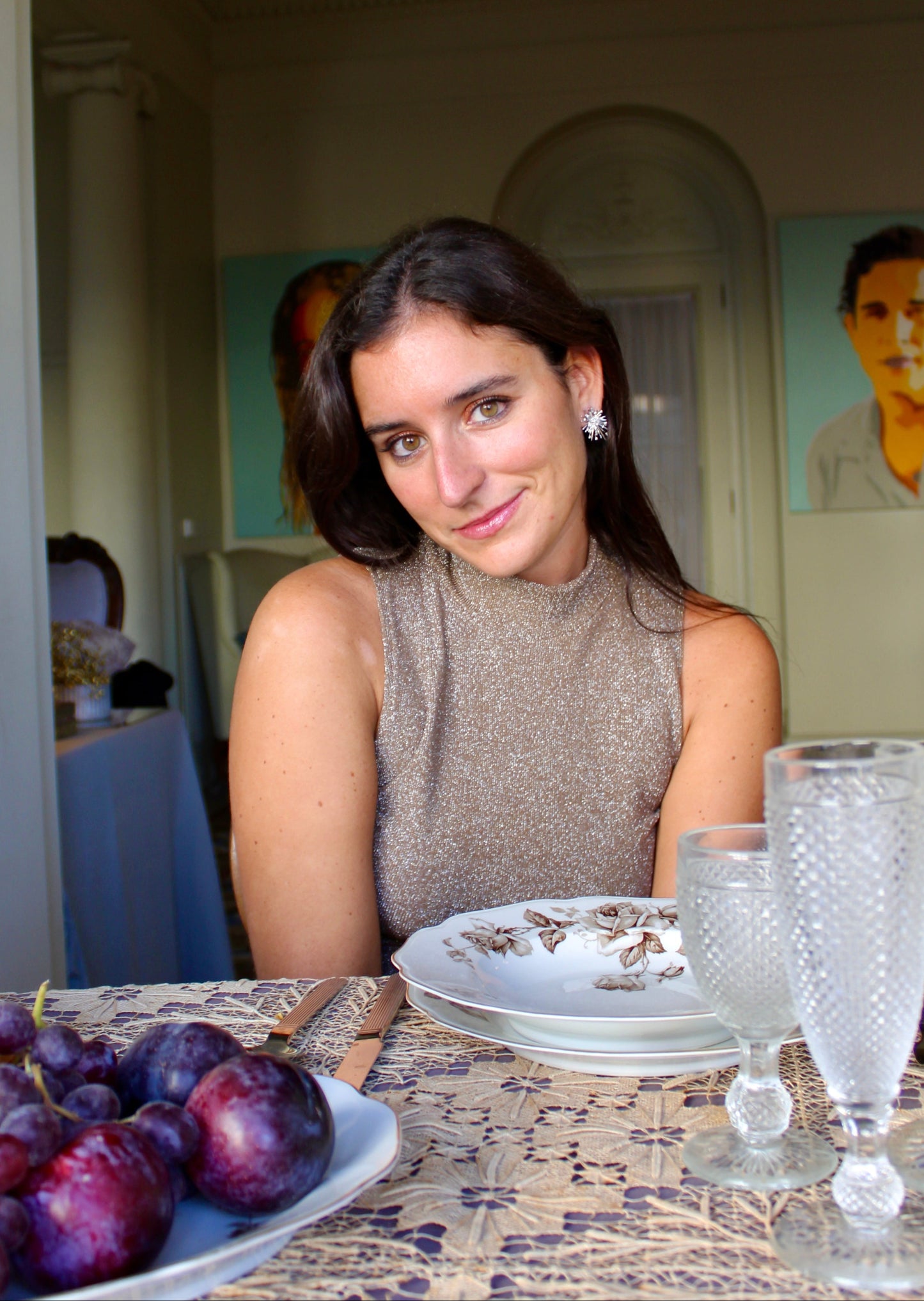 Stardust earrings - silver