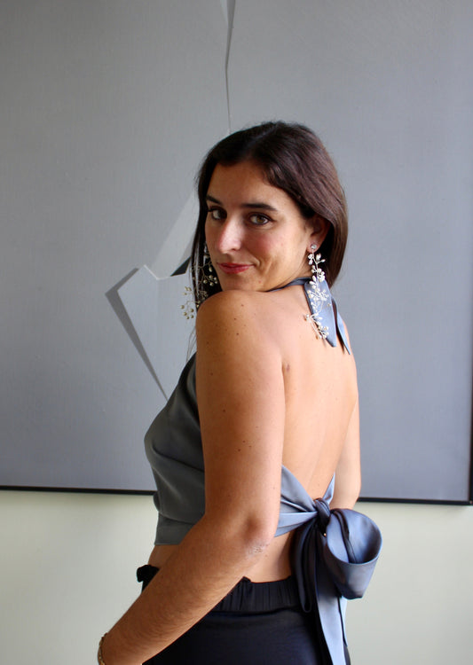 Casiopea earrings - silver