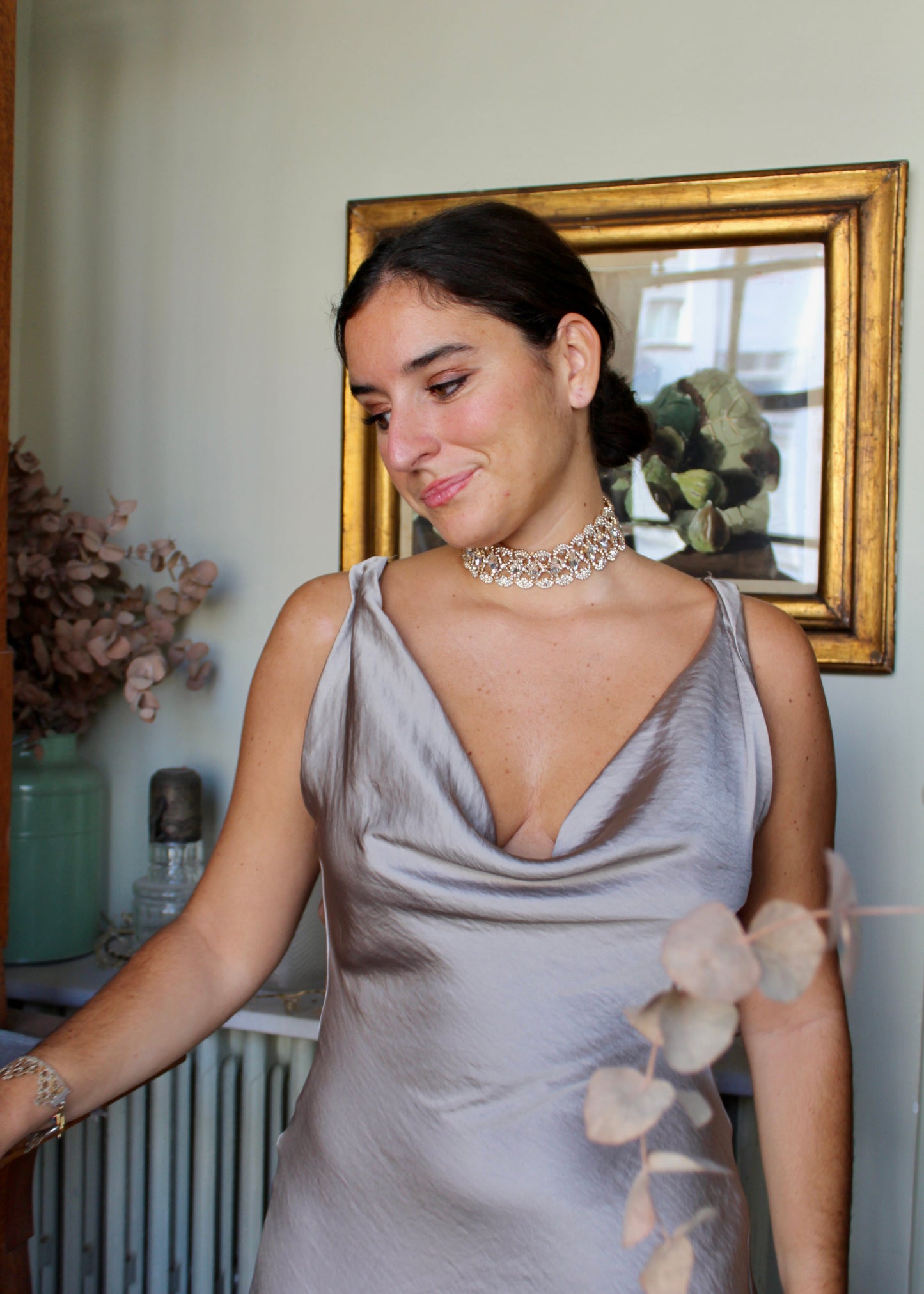 Skylark choker - gold