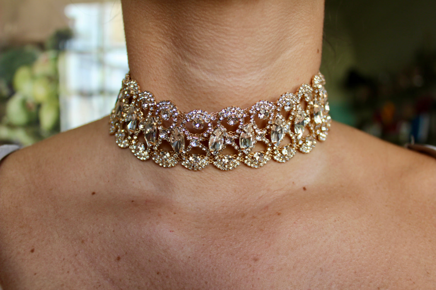 Skylark choker - gold