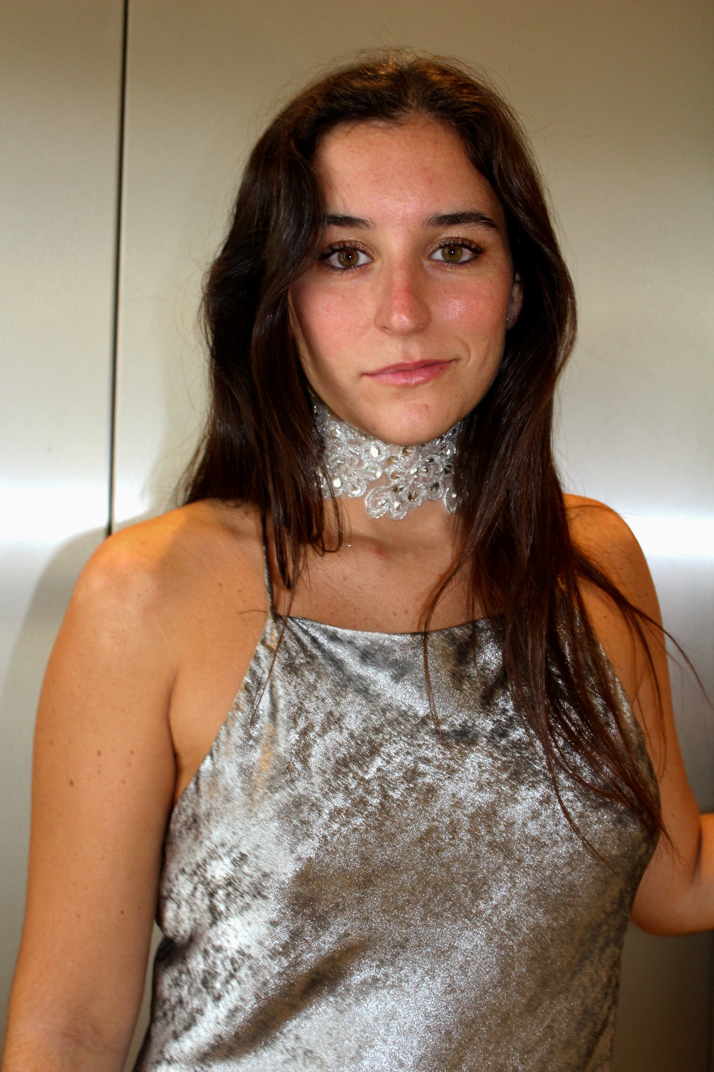 Silver Shadow Choker