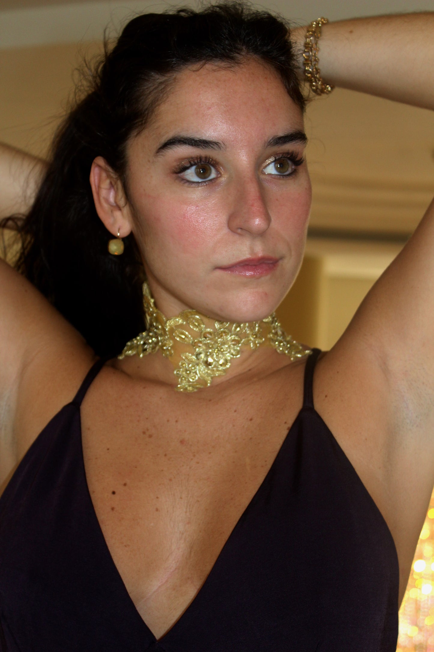 Golden Glow Choker