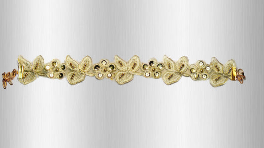 Golden Flowers Choker